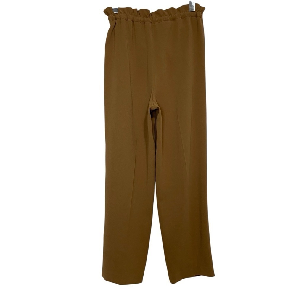 Aritzia Wilfred Pants Wide Leg Tan Size S Office Elastic Waist - Picture 8 of 14